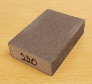 Brusná houba čtyřstranná, molitan, zrnitost 220