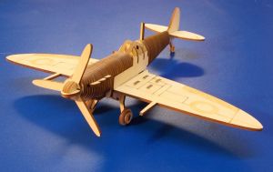 Dřevěné 3D puzzle - letadlo