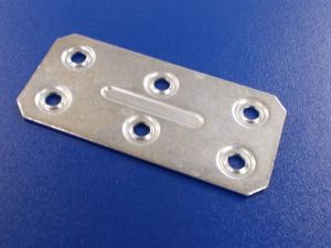 Spojovací plech PS4 40x86 mm bal.=100ks,tl.plechu 2mm,zinek bílý,bal.=50ks