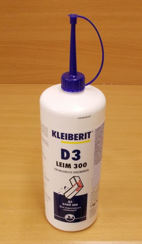 Lepidlo disperzní Kleiberit 300.0 , lahev s aplikátorem 1 kg