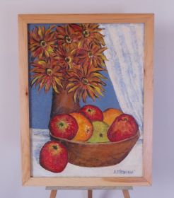 Obraz Zátisí ovoce a kytka