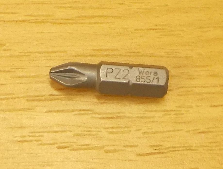bit , značka wera, PZ 2 - 25 mm , balení = 1kus