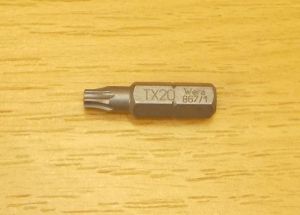 bit , značka wera, TORX T20 - 25 mm , balení = 1kus