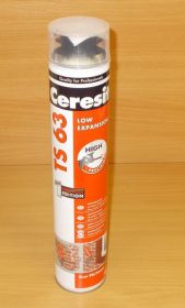Montážní pěna nízkoexpanzní , ceresit TS 63 , 750ml