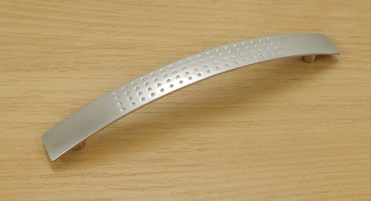 nábytková úchytka Quadro ni - saten 128 mm