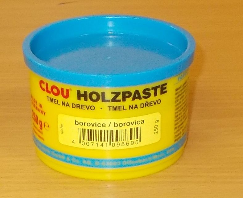 Tmel na dřevo CLOU Holzpaste - barva borovice - 250 g