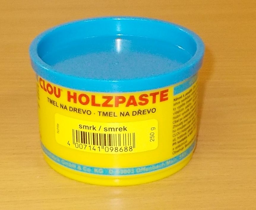 Tmel na dřevo CLOU Holzpaste - barva smrk - 250 g