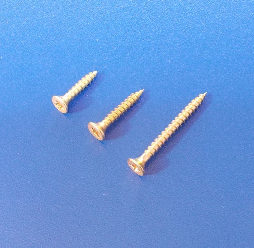 Vrut do dřeva se záp.hlavou,zinek žlutý, PZ1, 3x12 mm bal.=2000ks