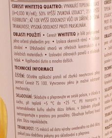 Montážní pěna nízkoexpanzní, pistolová , Whiteteq, 750ml