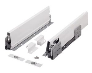 Plnovýsuv s tl. STRONG BOX 86/450 mm - sada Bílá
